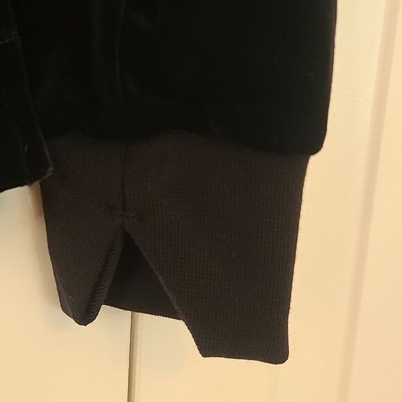 SPANX Velvet Half Zip Very Black Size M - Picture 7 of 13